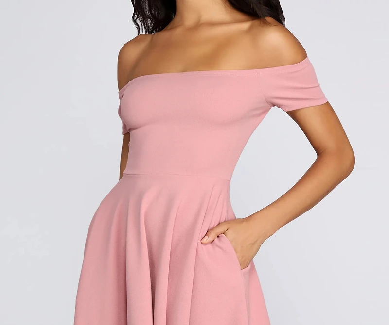 Dreaming Of Romance Skater Dress