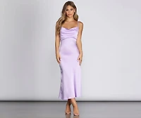 Zest Lace-Up Midi Dress