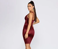 Swept Away Sweetheart Midi Dress