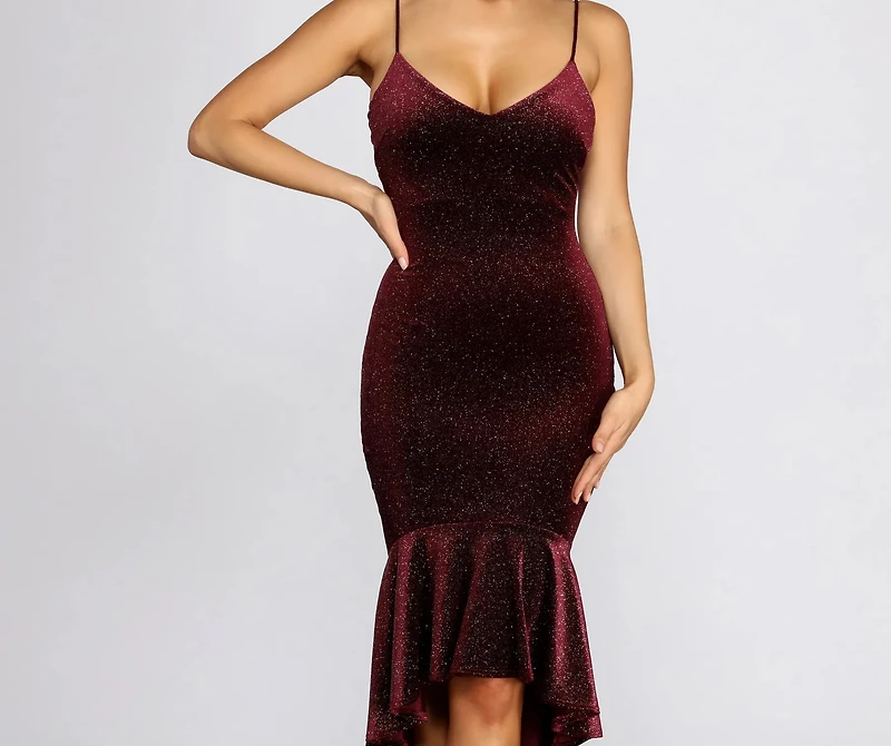 Loving Velvet Midi Dress