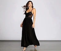 Mesmerizing Mesh Lace Dress