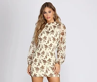 Daisy Days Smocked Mini Dress