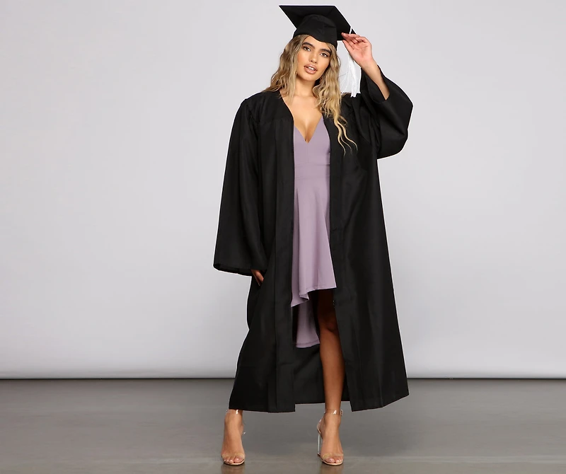 Alluring Crepe High-Low Skater Dress
