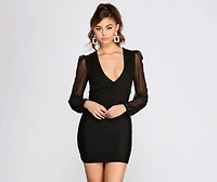 Mesh Me Up Mini Dress