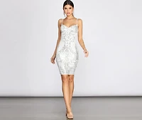 Sultry Sequins Midi Dress