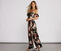 Stuck on Floral Maxi Dress