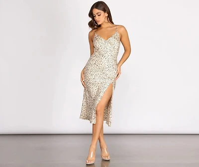 Too Dot To Handle Polka Midi Dress