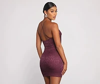 Sweet And Flirty Lace Mini Dress