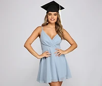 Take A Twirl Chiffon Skater Dress