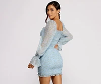 For The Love of Florals Mini Dress