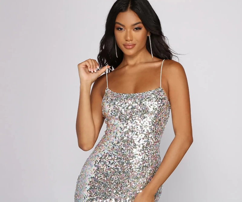 Gorgeous Glam Sequin Mini Dress