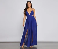 Dionne Formal Cutout Chiffon Dress