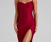 Serving Up Style High Slit Midi Dress