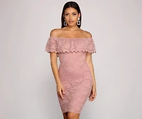 Stunner Lace Midi Dress