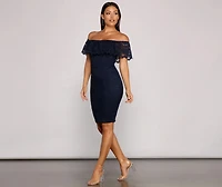Stunner Lace Midi Dress