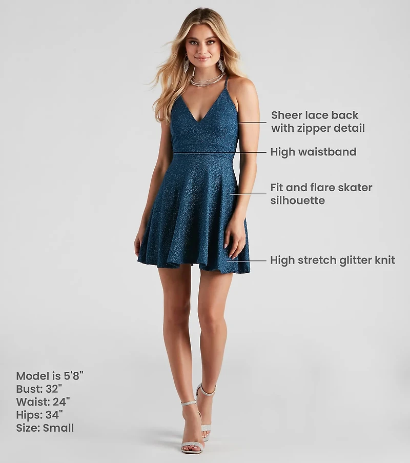 Shine Bright Skater Dress