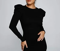 Major Drama Chic Bodycon Mini Dress