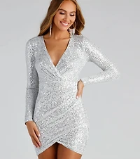 Chic Glow-Up Sequin Bodycon Dress
