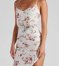 Natural Growth Floral Midi Dress