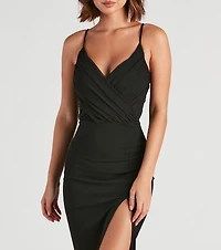 Curvaceous Views V-Neck Midi Dress