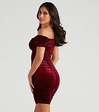 Celebrate All Night Velvet Dress