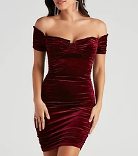 Celebrate All Night Velvet Dress