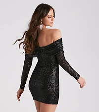 Let It Shine Sequin Mini Dress
