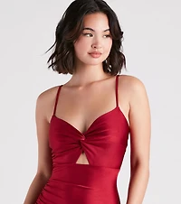 Stylish Upgrade Satin Midi Dress