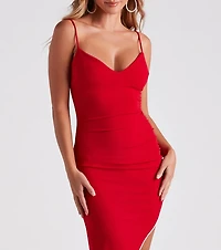 Captivated Crepe Rhinestone Dress