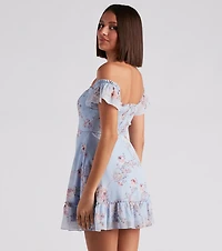 Easy Breezy Floral Chiffon Dress