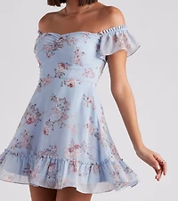 Easy Breezy Floral Chiffon Dress