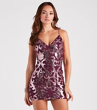 Chic Bombshell Sequin Mini Dress