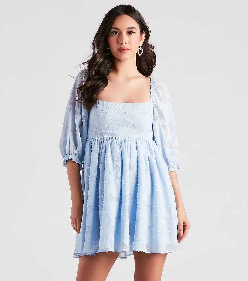 Extra Flair Floral Skater Dress