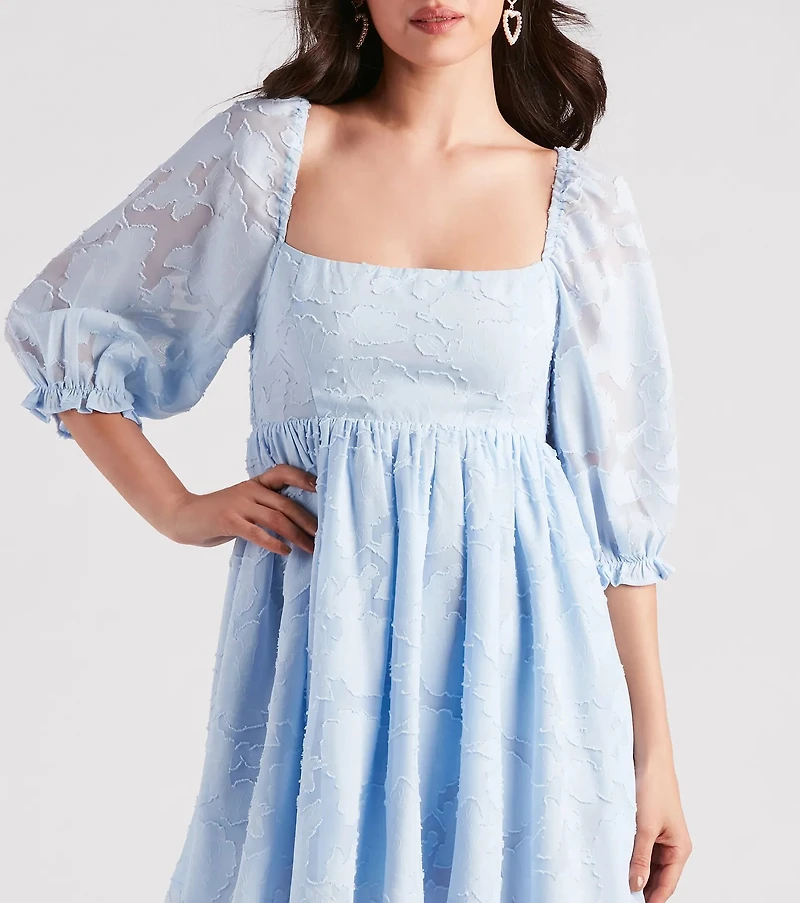 Extra Flair Floral Skater Dress