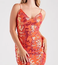 Chic Bombshell Sequin Mini Dress