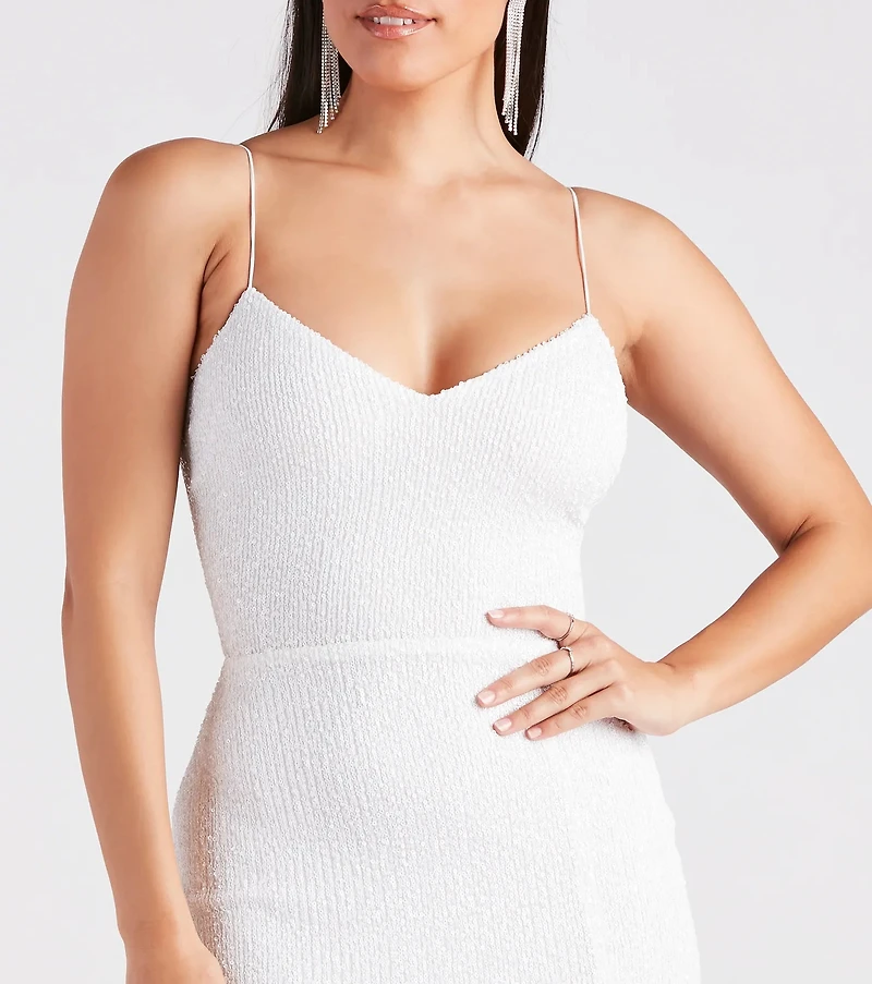 Gimme the Glitz Sequin Midi Dress