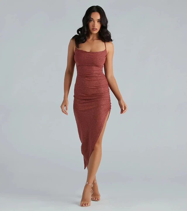 green emerald velvet dress Shimmer Cotton Crochet Sleeveless Midi Dress | A-Line Dress
