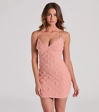 A Lace Romance V-Neck Strappy Dress