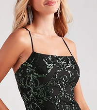 Pretty Deets Sequin Mini Dress