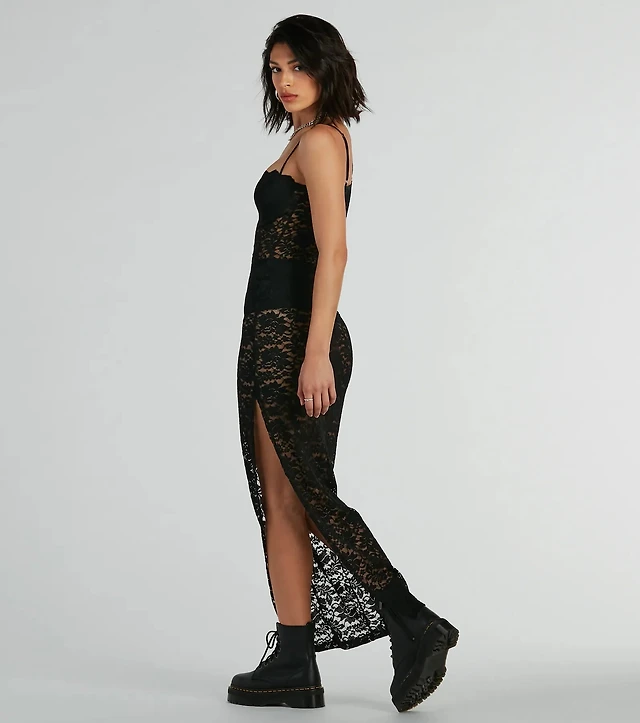 chinese dress ladies Paisleigh Velvet Maxi Dress Black / S