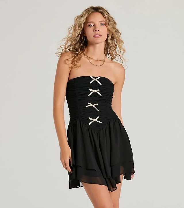 green emerald velvet dress Velvet Sequin Mini Homecoming Dress BZ024S Magenta / 0 main image 1