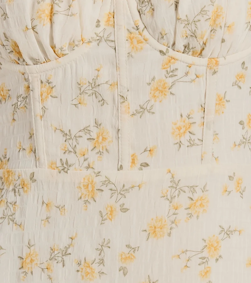 Ultimate Chic Choice Floral Tie-Back Short Dress