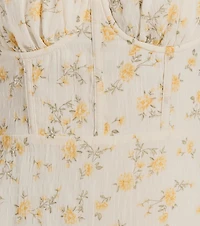 Ultimate Chic Choice Floral Tie-Back Short Dress