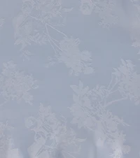Sweet Status Floral Satin Corset Skater Dress