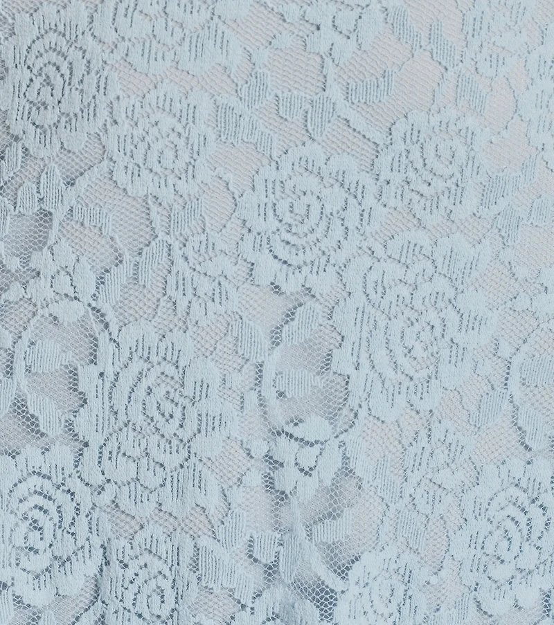 Air Of Romance Lace Ruffled Mini Dress