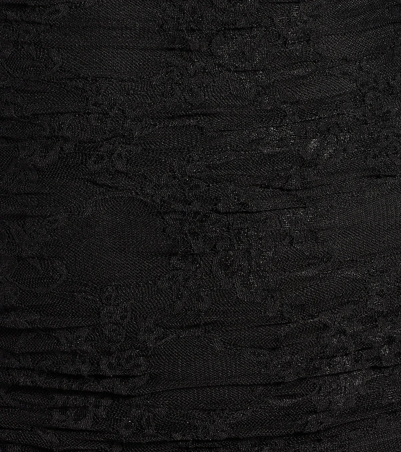 Here To Allure Sheer Lace Long Sleeve Mini Dress