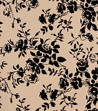 The Garden Floral Velvet Midi Dress