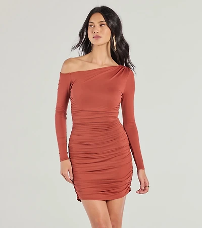 Haute And Ready Long Sleeve Mini Dress