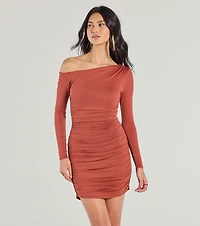 Haute And Ready Long Sleeve Mini Dress