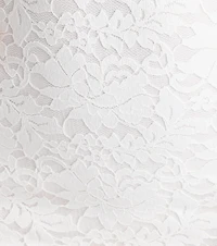 Delightful Romance Lace Trim Lace-Up Floral Mini Dress